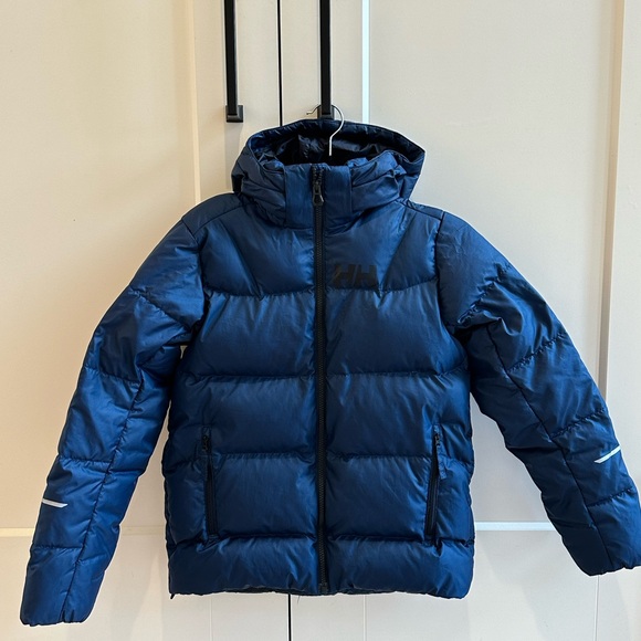 Helly Hansen Kids Blue Puffer Jacket- size 12 - Picture 1 of 8